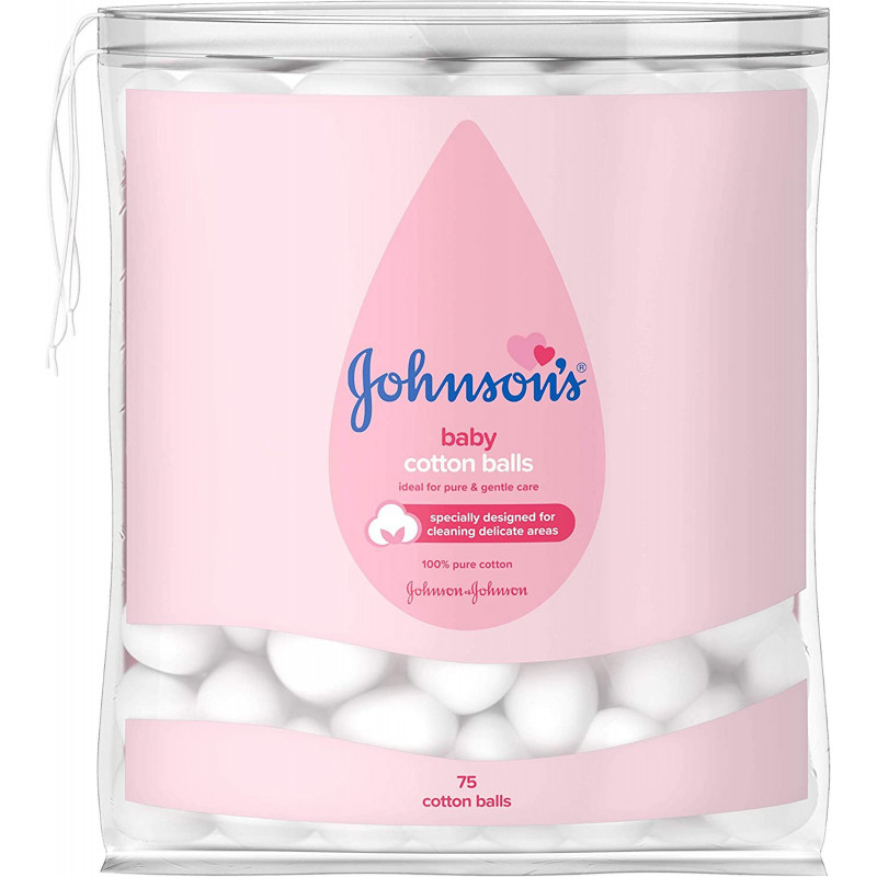 Johnson's Baby Cotton Balls, Currently priced at £1.38